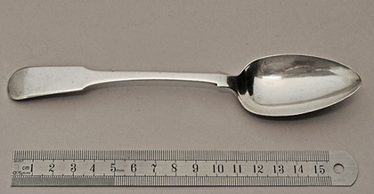 Chinese Export Silver Dessert Spoon - Linchong